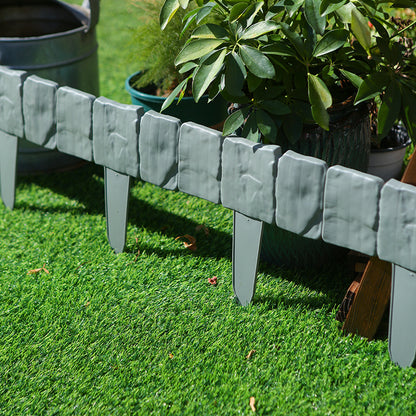 💐 High-quality, durable simulated stone garden fence 💐