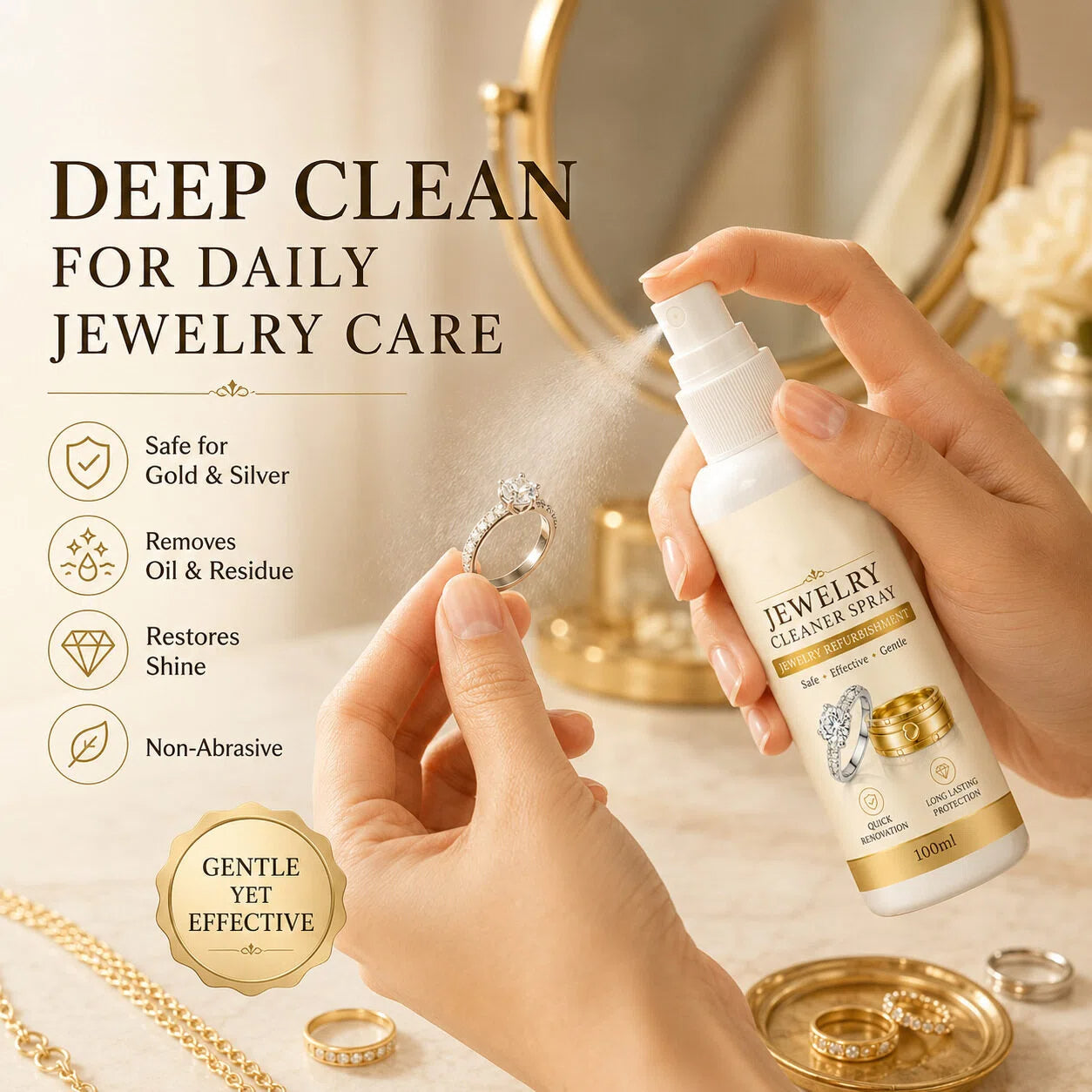 🔥Buy 2 Get 1 Free✨Anti-Oxidation Jewelry Cleaner Spray