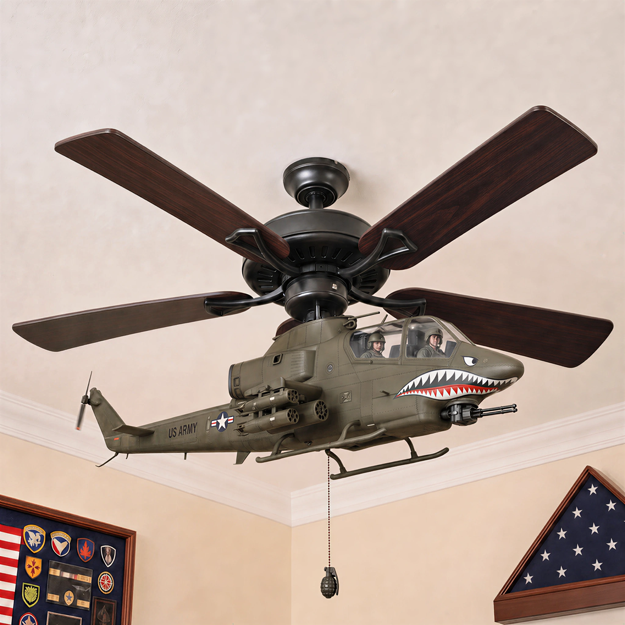 🚁Helicopter Ceiling Fan Attachment Kit – Decorative Ceiling Fan Accessories for Home & Room Decor