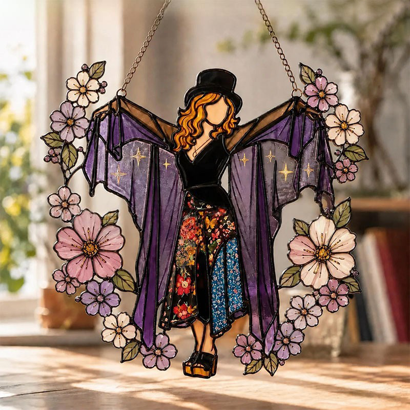 💥💃 Stevie Nicks 🤘 Handmade Spinning Suncatcher