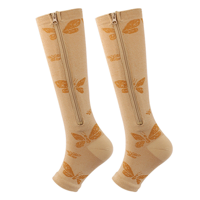 🏃‍♂️ Sports Zipper Socks – Comfort, Support & Easy On/Off