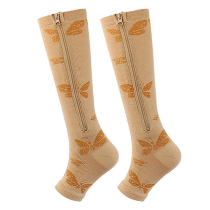 🏃‍♂️ Sports Zipper Socks – Comfort, Support & Easy On/Off