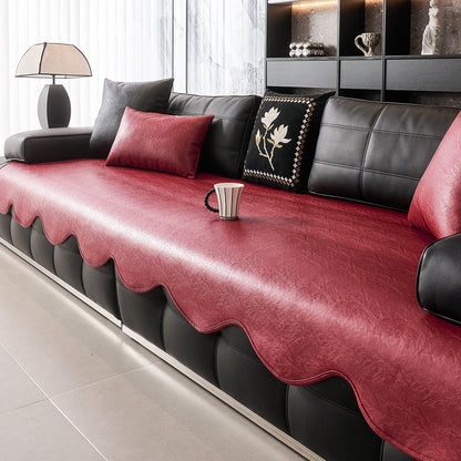 💎 Premium Sofa Seat Protector✨ Waterproof Faux Leather Cover for Everyday Protection