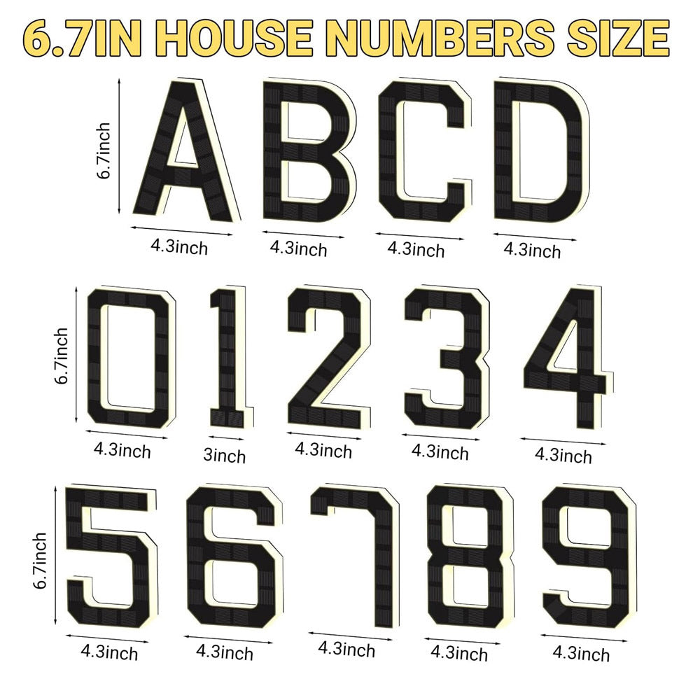 🌞Solar-Powered Outdoor House Number Light🔢