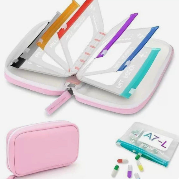 🔥2026 Hot Sale ! Crush‑Proof Waterproof Pill Pouch Set💊