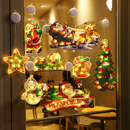 🎄Early Christmas Sale - 49% OFF🎊Christmas Window Suction Cup Lights🎅