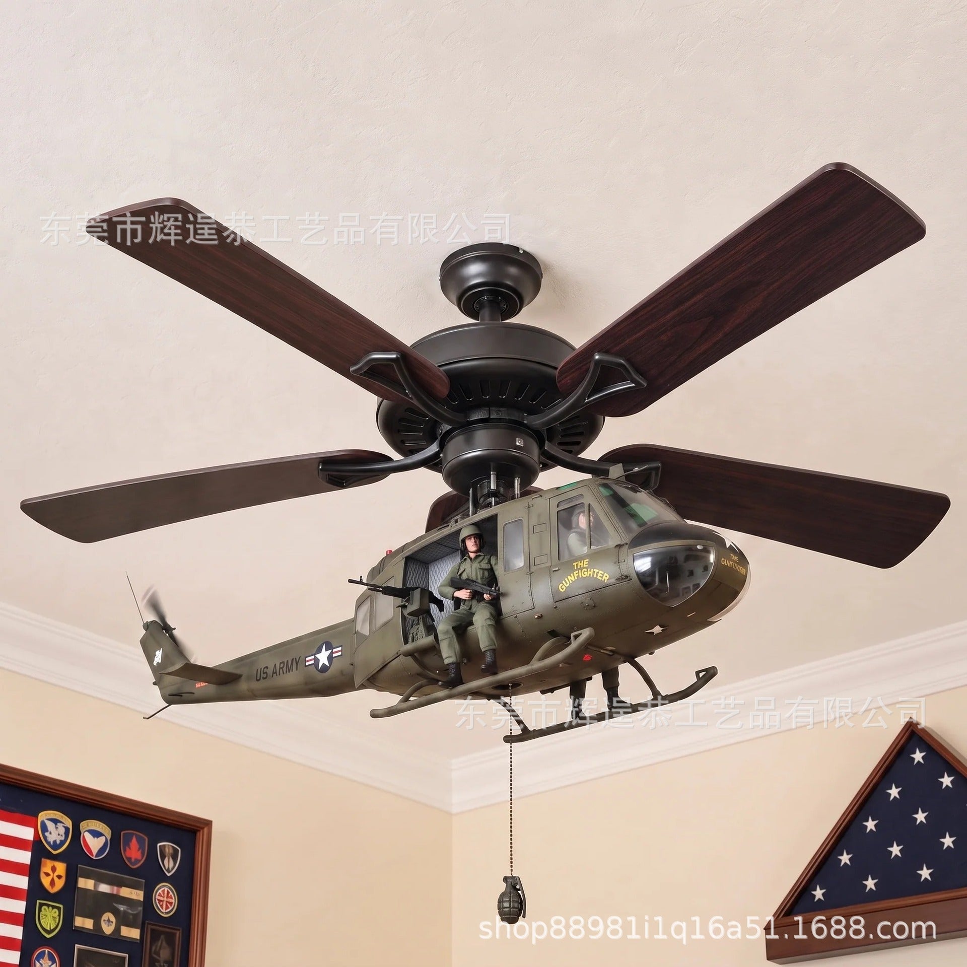 🚁Helicopter Ceiling Fan Attachment Kit – Decorative Ceiling Fan Accessories for Home & Room Decor