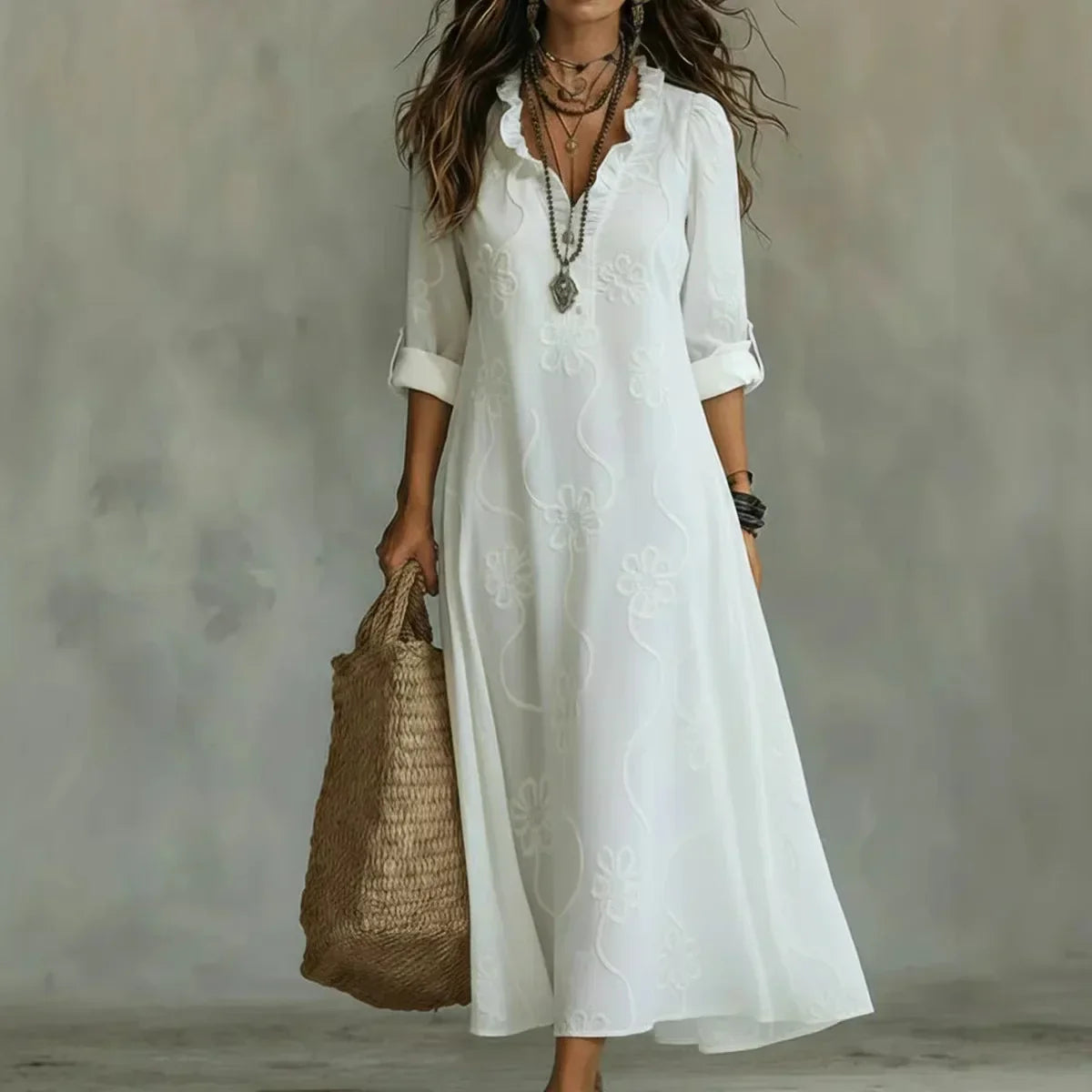 🔥Hot Sale |Effortless Elegance in One Timeless Dress 🌿