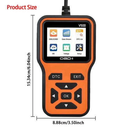 🚗 OBD2 Car Diagnostic Scanner | V500 Engine Code Reader