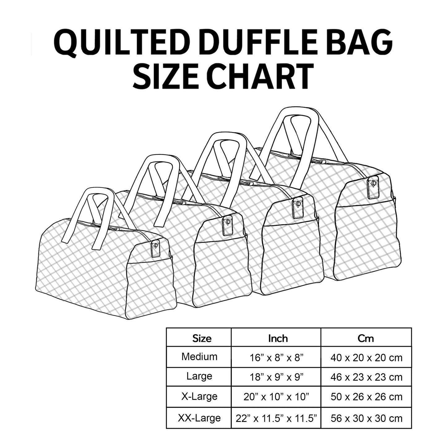 Hippie Journey Quilted Duffle Bag YS26