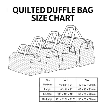 Hippie Journey Quilted Duffle Bag YS26