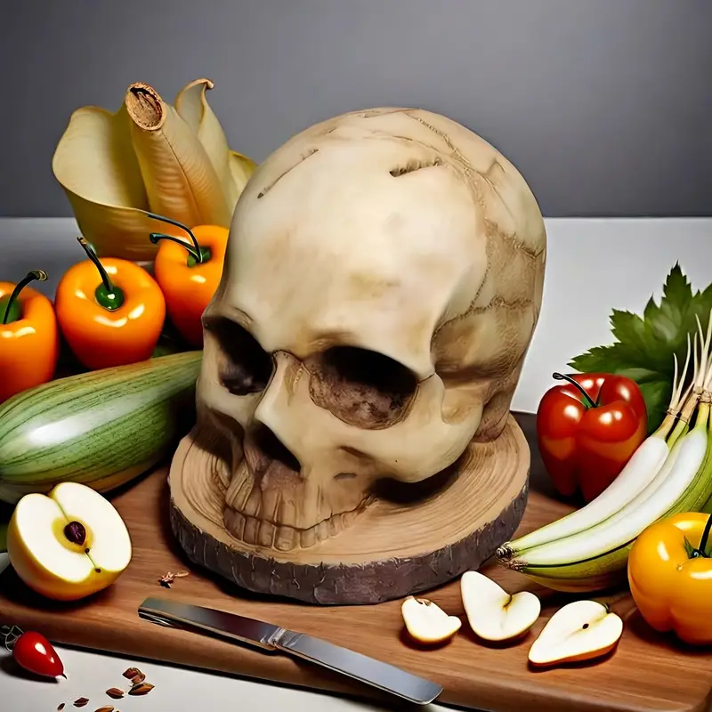 🏆#1 Bestseller - ☠️Gothic Skull Knife Holder✨