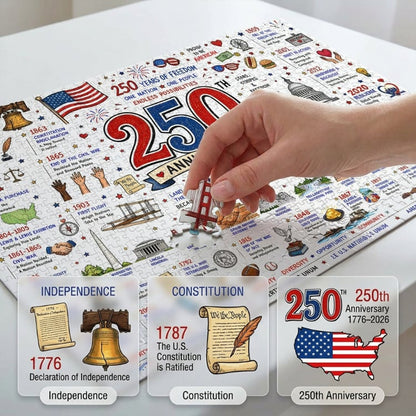 🧩🦅Patriotic America Jigsaw Puzzle - 1000 Pieces