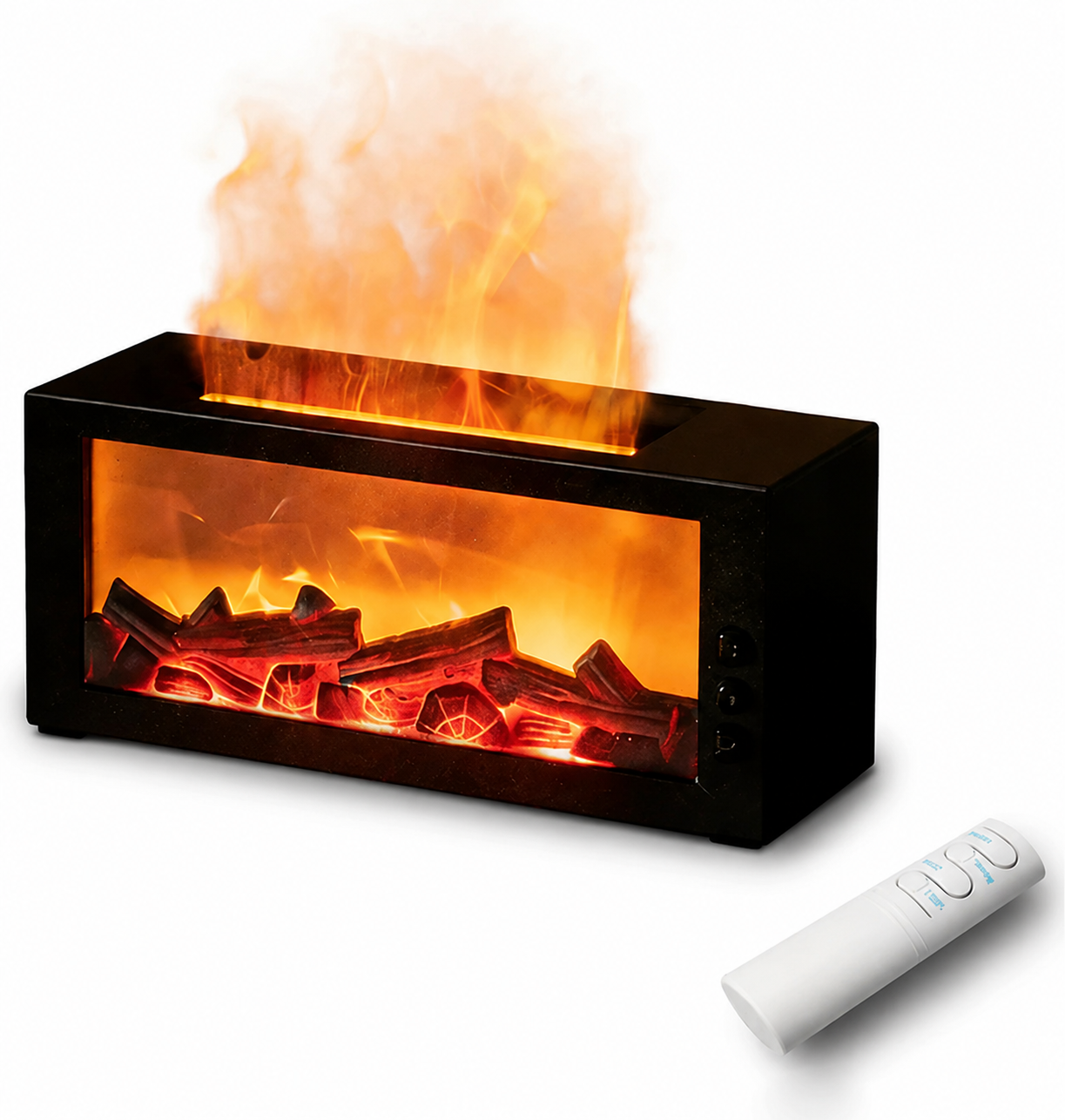 🔥Dance with Flames. Sleep in Serenity— Fireplace Flame Humidifier 🌙
