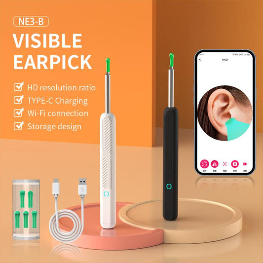 1080P Wireless Otoscope Ear Wax Removal Camera