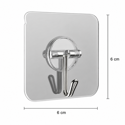 🔥 Limited-Time Deal — No-Drill Transparent Wall Hook✨