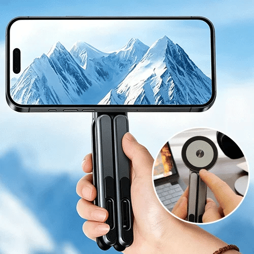 🚀 HOT SALE🔥 Magnetic Tablet Stand — Strong Suction & Foldable Design