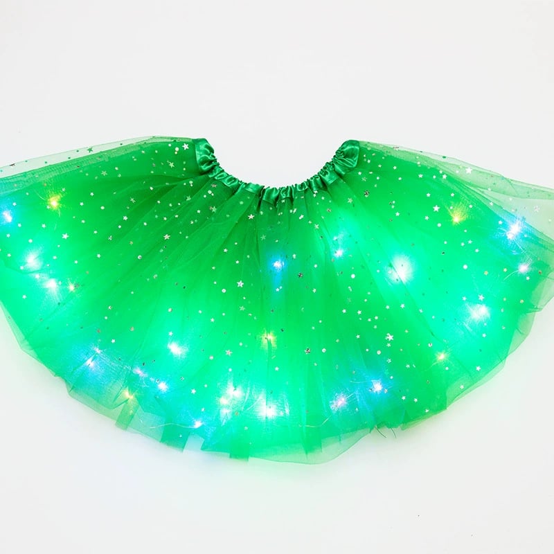 🎉🌟 Princess Glow LED Skirt | Soft, Safe & Stretchy for All-Day Play– Last Chance at This Price!