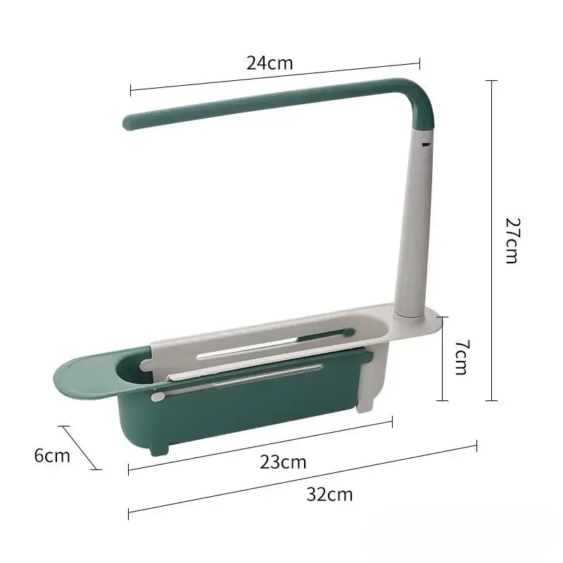 Telescopic Sink Storage Rack✨