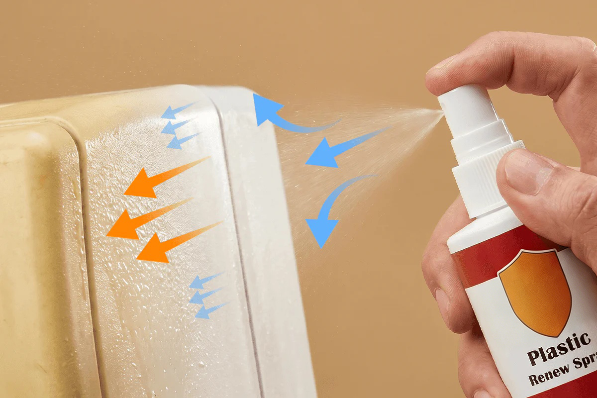 🚗 Best-Selling🖤 Plastic Restorer Spray — Bring Back Original Shine Instantly