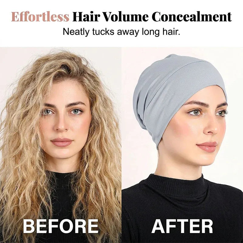 🔥Buy 2 Get 1 Free! ⏰Women’s Soft Stretch Turban Beanie Cap