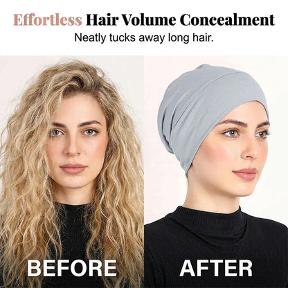 🔥Buy 2 Get 1 Free! ⏰Women’s Soft Stretch Turban Beanie Cap