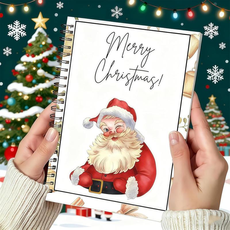 🔥🎁50% OFF!!!🎅Christmas Gift Card Booklet -👍DIY Spiral-Bound Christmas Gift Card Holder Book