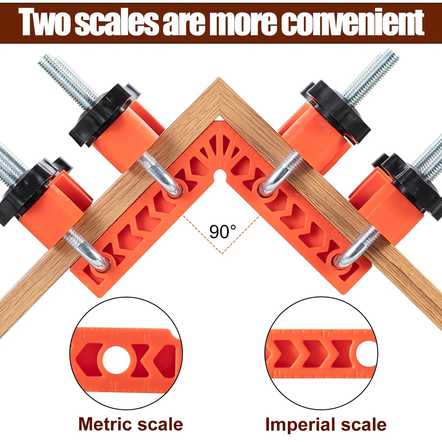 🔧 Perfect 90° Corners Made Easy – Professional Corner Clamp & Positioning Jig Set for Woodworking