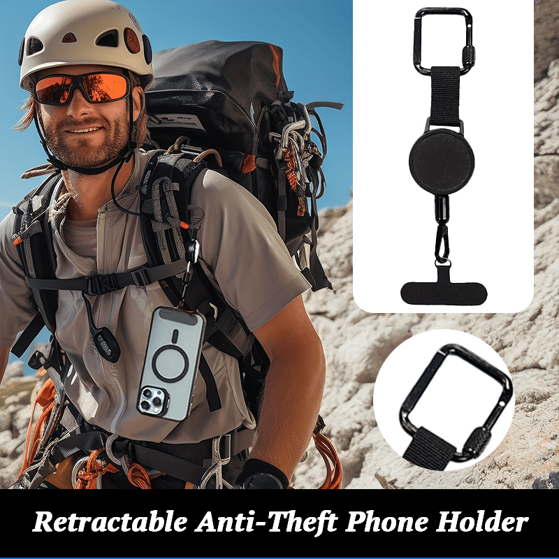 🔥 Limited-Time 47% OFF | Outdoor Phone Lanyard 🔒 Retractable Anti-Lost Strap for Travel & Hiking