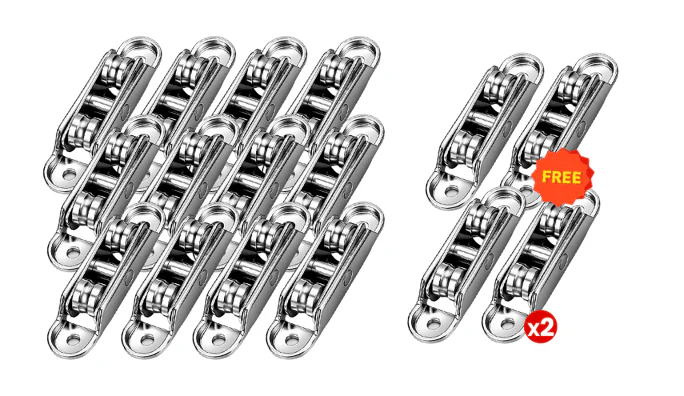 80/88 Zinc Alloy Pulley for PVC Windows & Doors