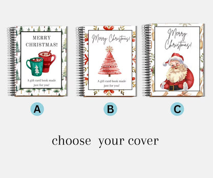 🎄📚Christmas Gift Card Book 🎁Surprises On Every Page-Hardcover & Durability Line