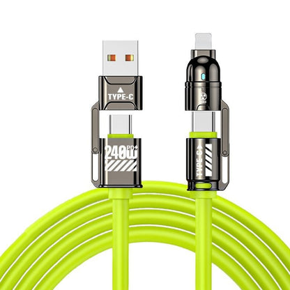🔥 4-in-1 USB Charging Cable mFish fast charging 240W