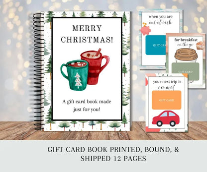 🎄📚Christmas Gift Card Book 🎁Surprises On Every Page-Hardcover & Durability Line