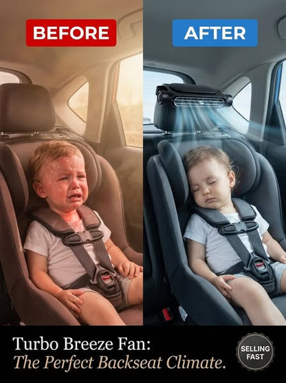 🔥LAST DAY SALE 59% OFF🏆Mytrendyes™ Car Seat Fan 🌬️
