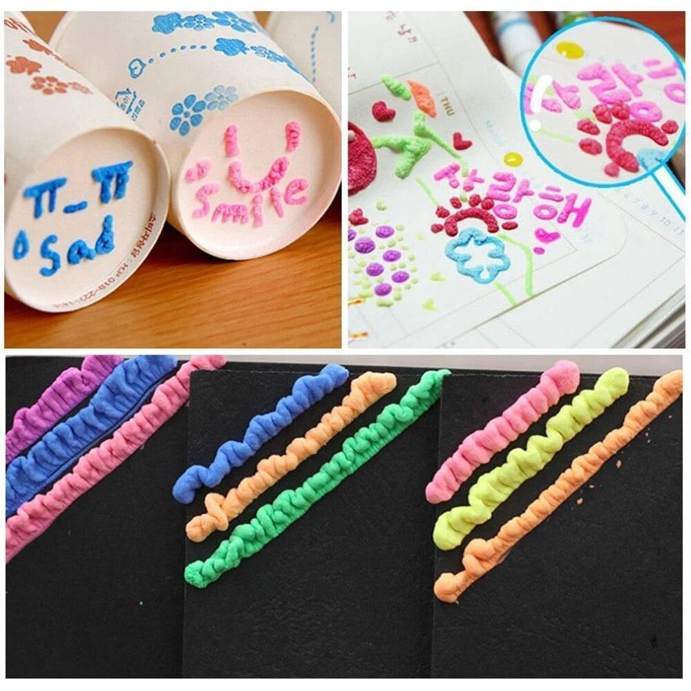 🎁🔮Magic Pen – Draw in 3D with a single stroke!🎄 DIY bubble "popcorn" effect drawing pens – Buy 3 Get 2 🔥