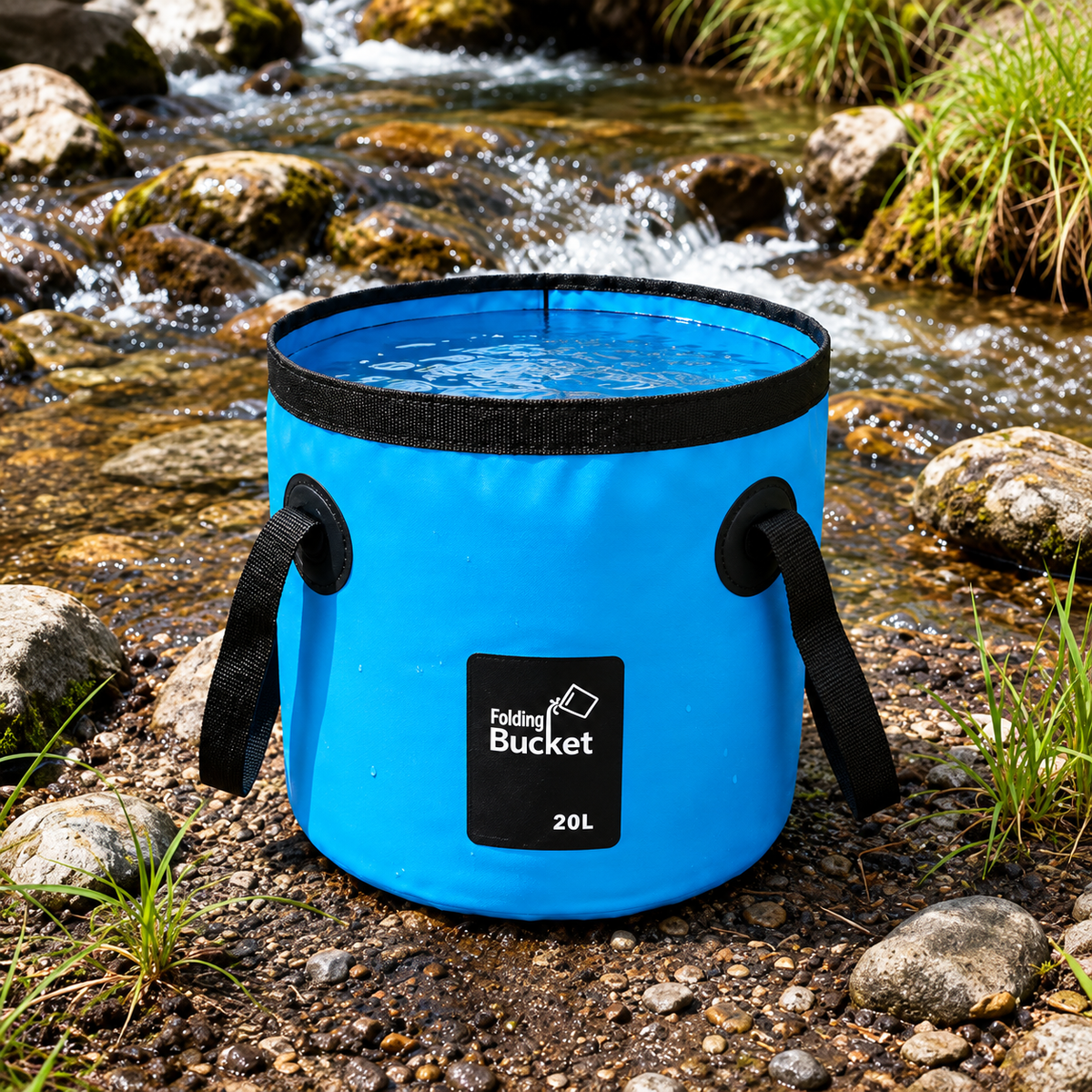 Portable Folding Water Storage Bucket