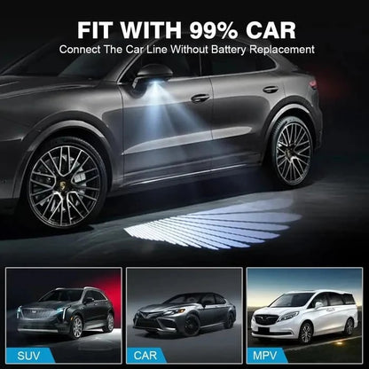 LED Light Car Angel Wings