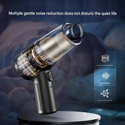💯 🔥Wireless  Handheld Car Vacuum Cleaner Portable Cordless , Vacuum Cleaner with Multi-Nozzles