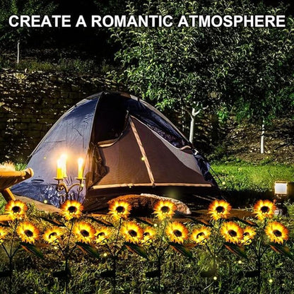 🌻Solar LED Sunflower Garden Lights, Realistic Night Glow for Yard, Lawn, Patio and Porch Decoration, Waterproof IP65