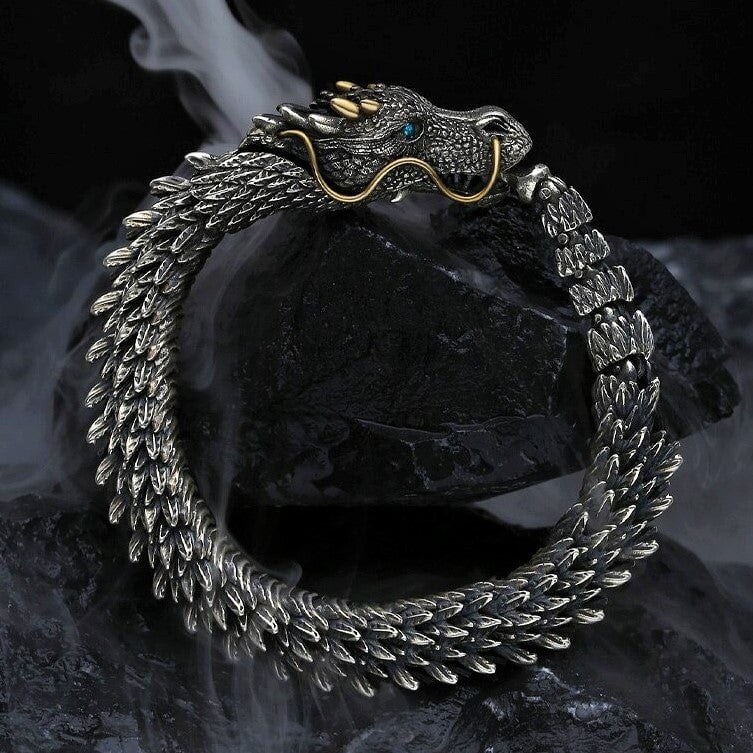 Golden Horn Dragon Bracelet