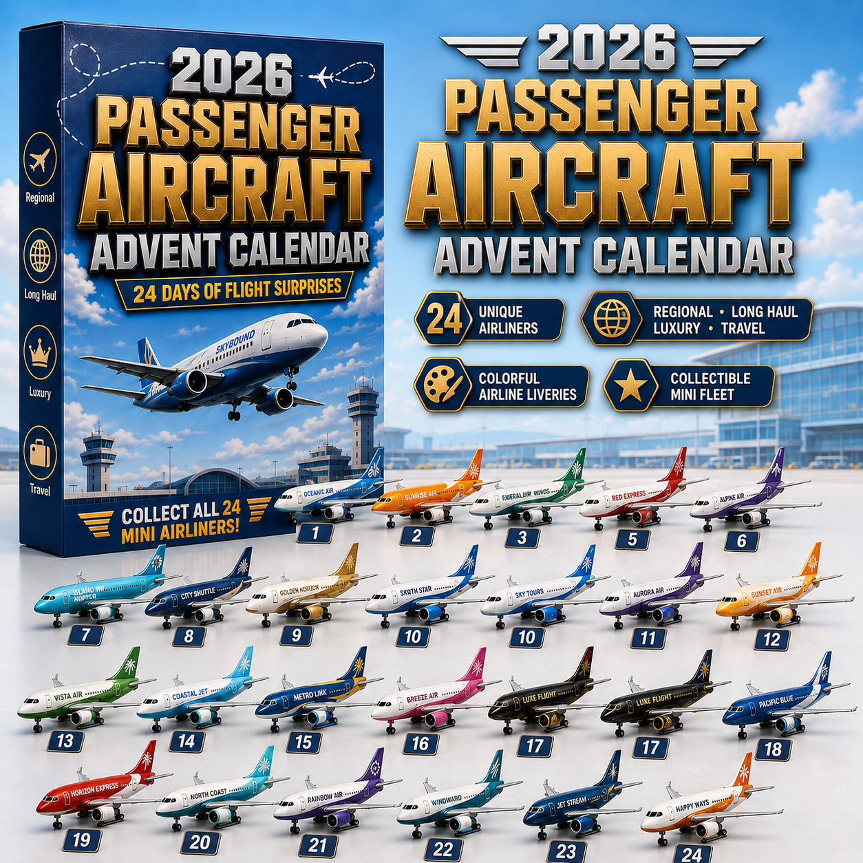 ✈️ 2026 Aviation Legends  Advent Calendar