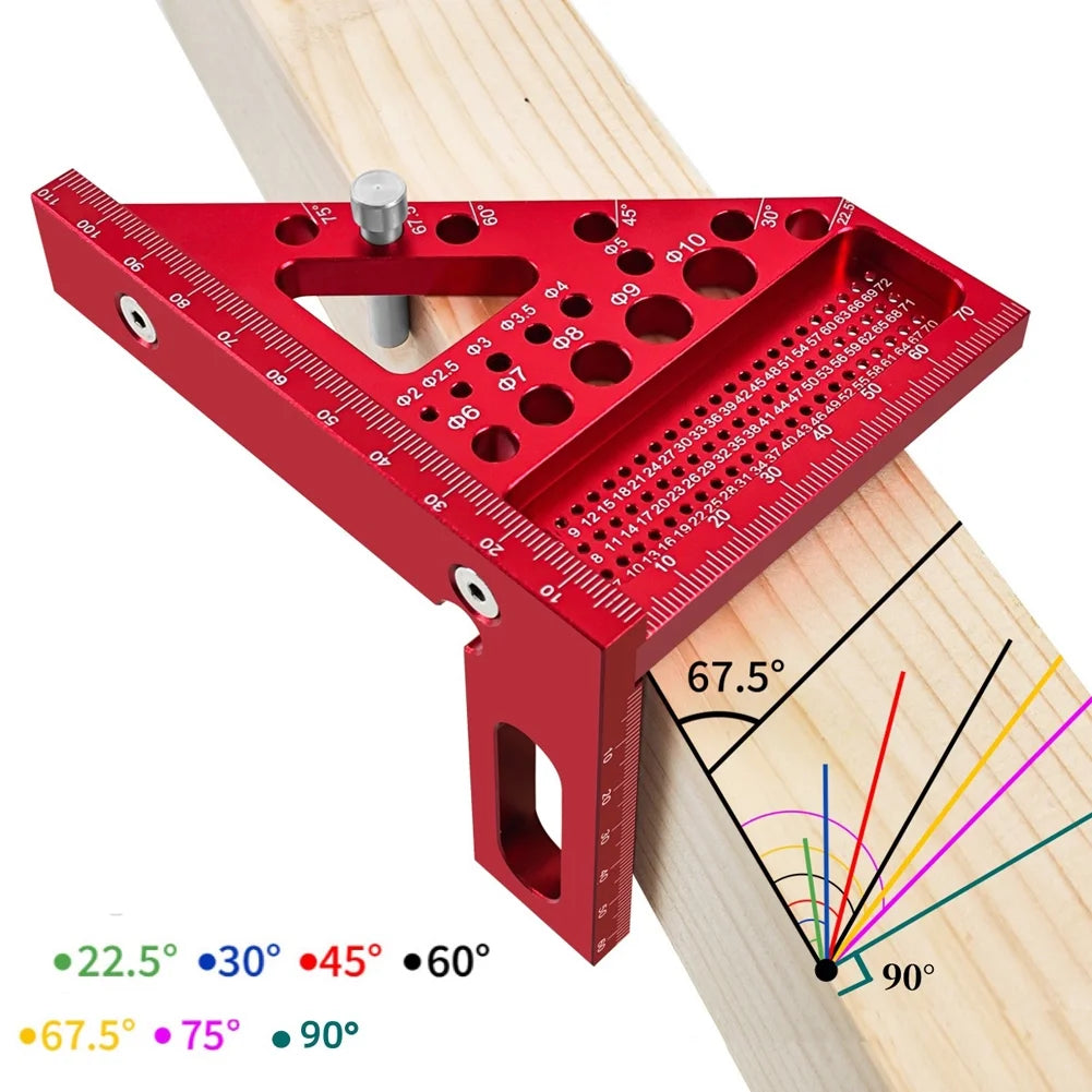 3D Multi-Purpose Carpenter's Triangle Square