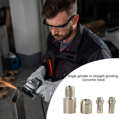 🔥 Hot Sale 50% OFF | 🔧 Angle Grinder Conversion Kit | 3mm & 6mm Dual Collet for Precision Grinding