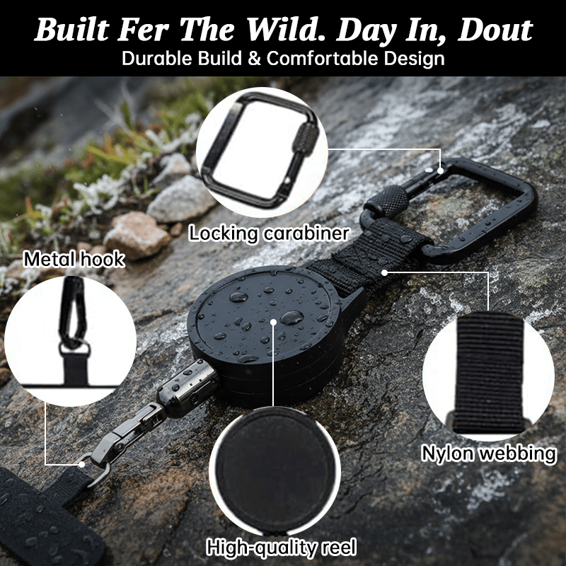 🔥 Limited-Time 47% OFF | Outdoor Phone Lanyard 🔒 Retractable Anti-Lost Strap for Travel & Hiking