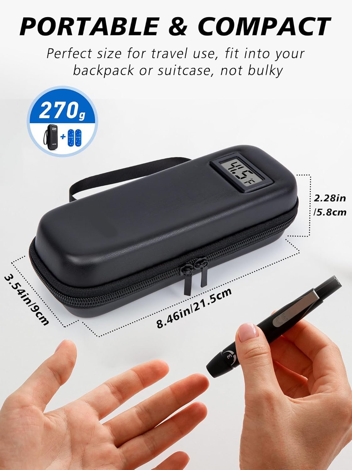 🌡️ 49% OFF Today | Insulin Travel Cooler Case 💉 Keep Essentials Organized & Temperature Visible