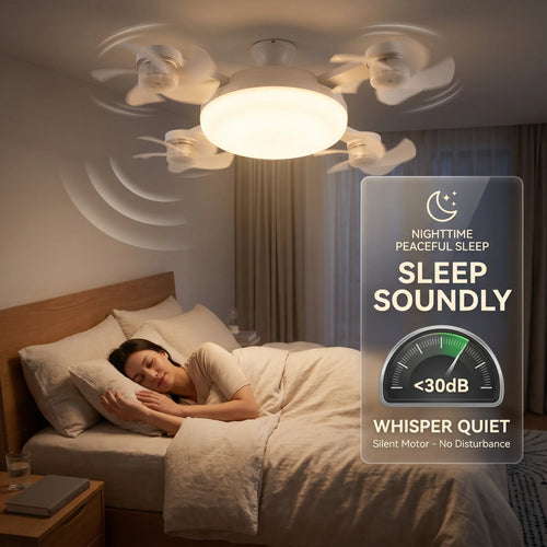 🔥 2026 Hot Sale | E27 Ceiling Fan Light – Cool Air & Bright LED Light in One 💡