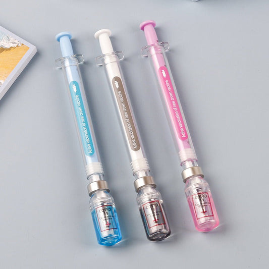 Syringe Shape Gel Pens 💉✨