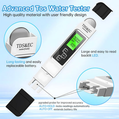 🔥Last Day 45% OFF🔥2026 All-New 4 in 1 Digital Water Tester