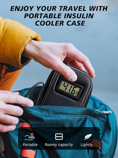 🌡️ 49% OFF Today | Insulin Travel Cooler Case 💉 Keep Essentials Organized & Temperature Visible