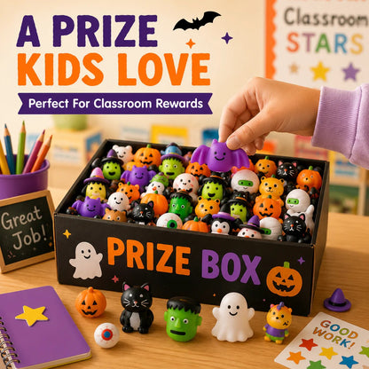 🎃 Halloween Mochi Squishy Toys – Spooky-Cute Mega Pack for Parties & Goodie Bags 👻✨